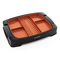 Brentwood Ts-825 Multi-portion Electric Indoor Grill, Non-stick Copper Coating