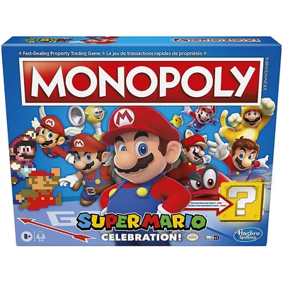 Monopoly Super Mario Bros. Celebration Edition Board Game