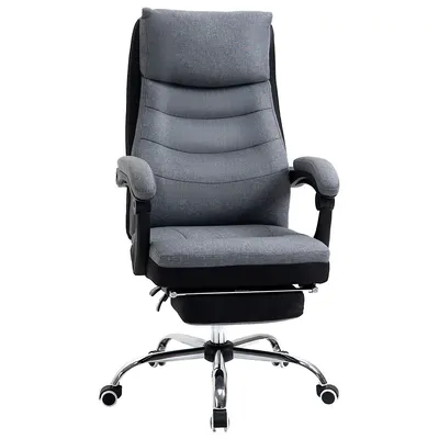Adjustable Recliner Office Chair With Footrest