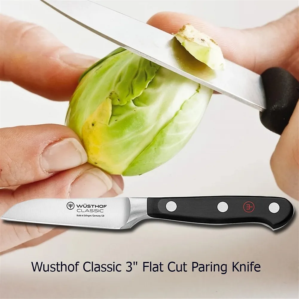 3 Inch Flat Cut Paring Knife Wusthof - New Kitchen Store