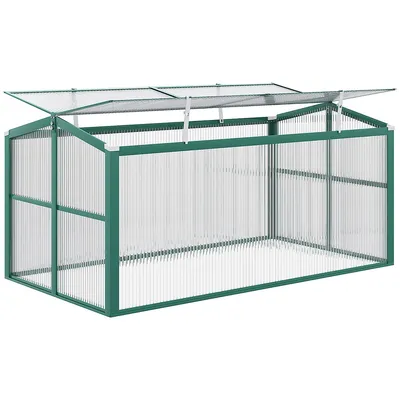 Aluminium Cold Frame Greenhouse With Openable Top