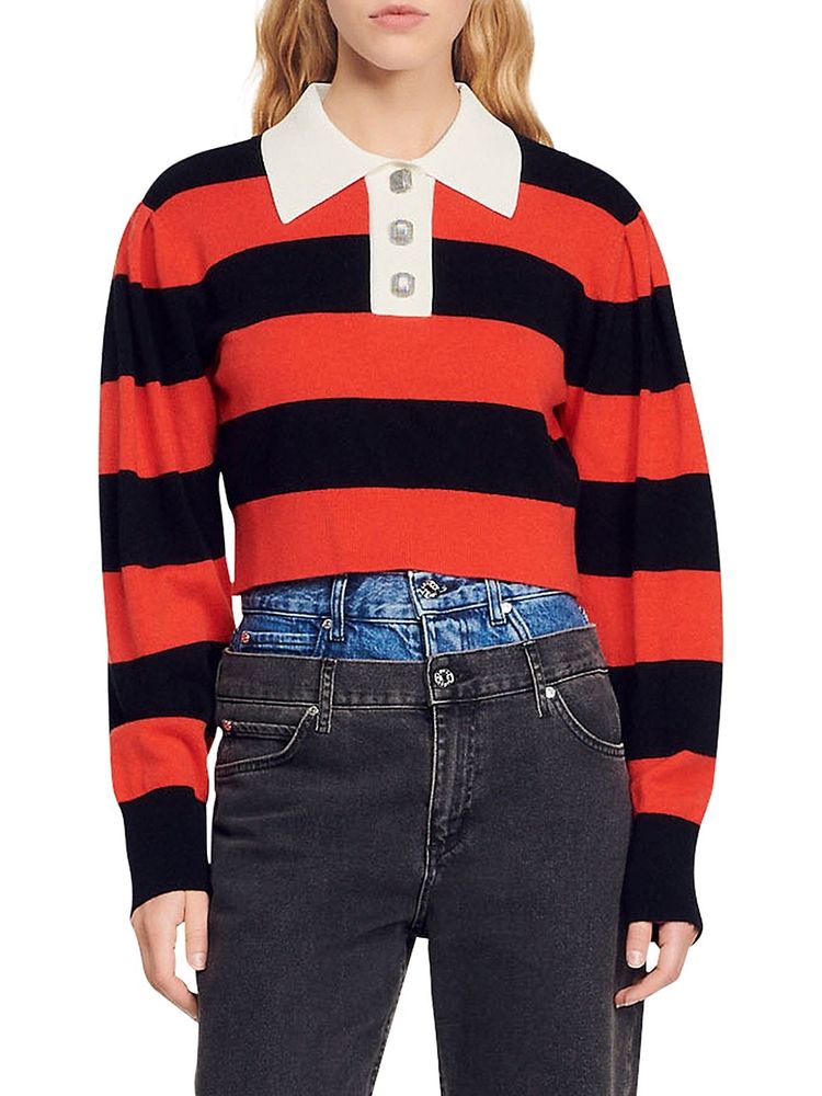 womens oversized red sweater