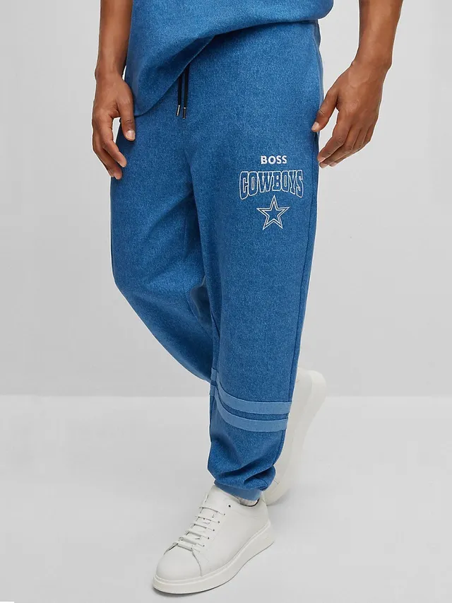 BOSS x NFL cotton-blend tracksuit bottoms with collaborative branding