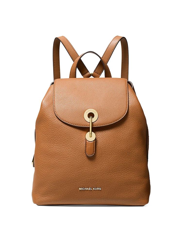 MICHAEL Michael Kors Women's Medium Raven Leather Backpack | The Summit