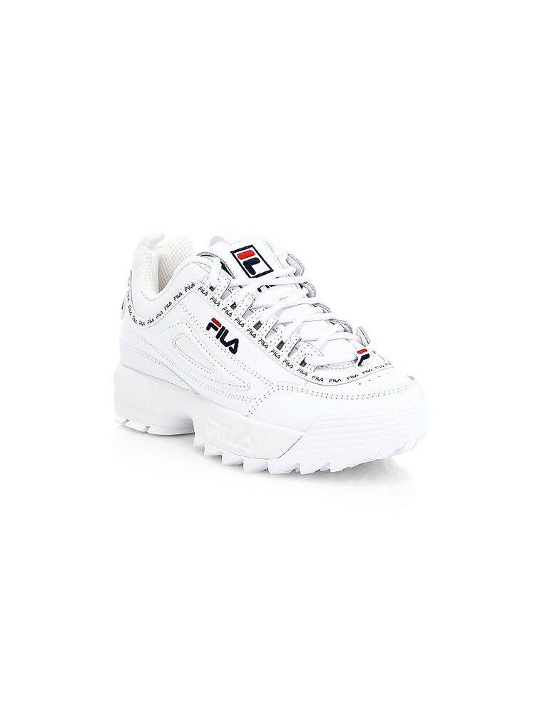 Kano noot Peer FILA Little Kid's & Disruptor Repeat Flag Chunky Sneakers - White (Child) |  The Summit