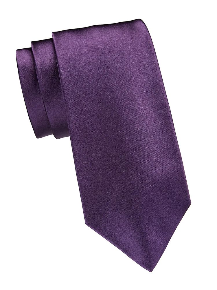Ralph Lauren Purple Label Men's Solid Color Silk Tie - Dark Purple | The  Summit