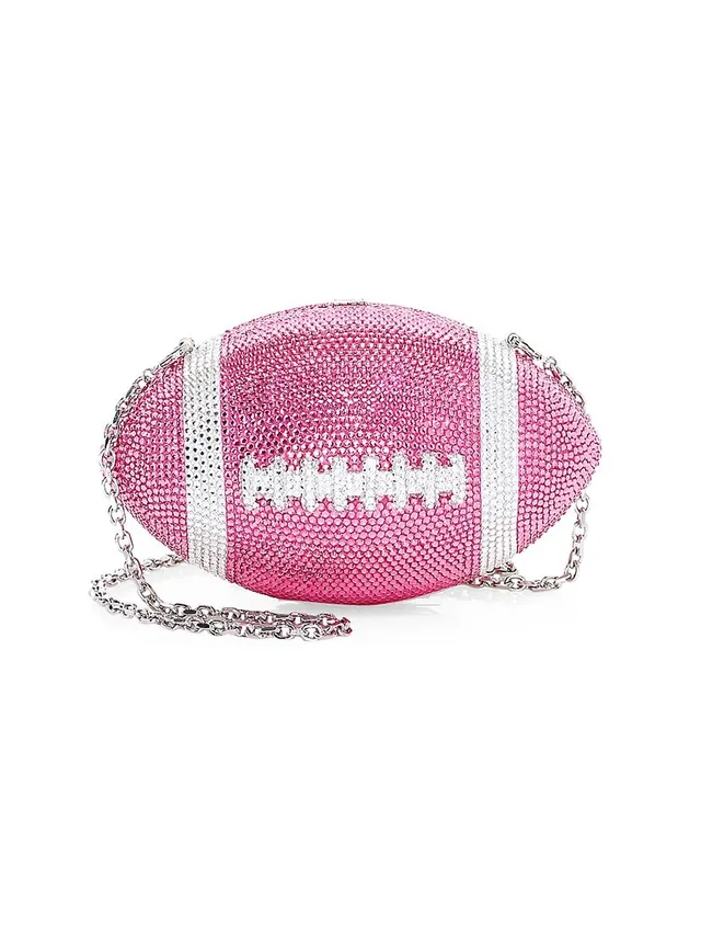 Shop Judith Leiber Couture Game Day Football Pigskin Crystal Clutch