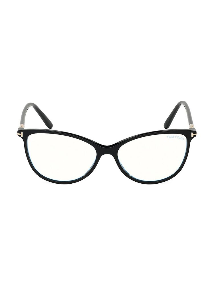 Tom Ford Women's 54MM Blue Block Cat Eye Eyeglasses | The Summit