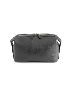 Medium Ottomar Toiletry Bag in Visetos Cognac