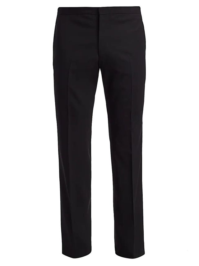 Emporio Armani Men's Tuxedo Trousers - Black | The Summit