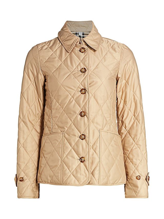 Burberry Women's Fernleigh Quilted Logo Coat | The Summit