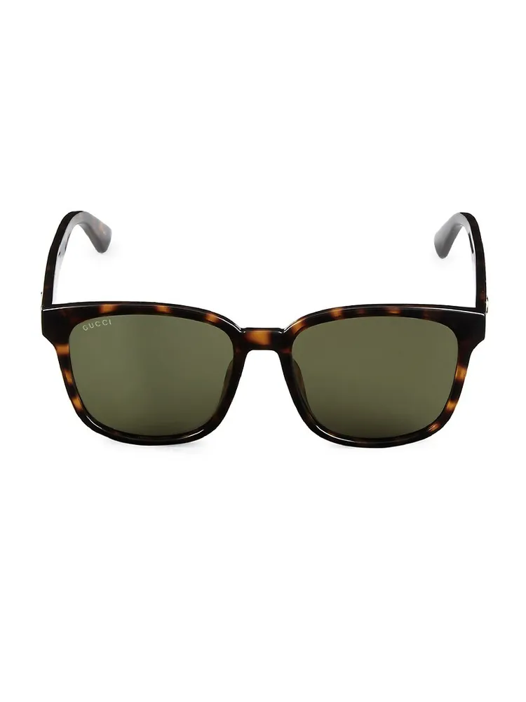 Gucci Square Sunglasses, 56mm