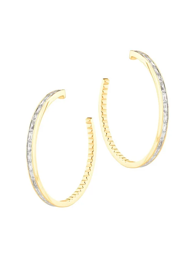 Persée Women's Turn Around Creole Hoop Earrings