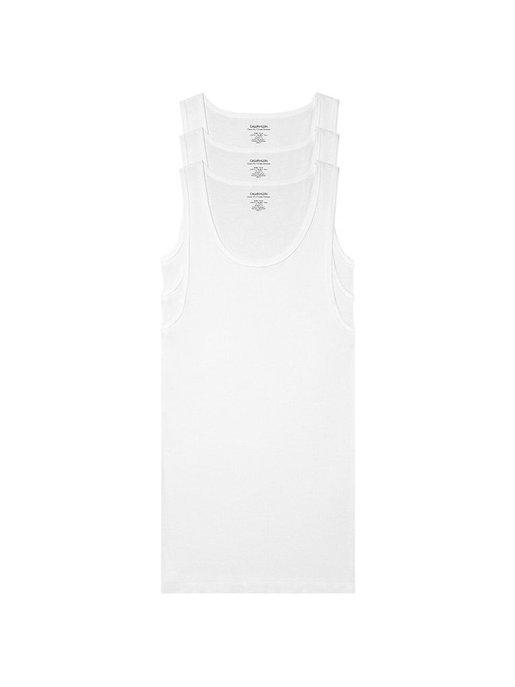 Calvin Klein Men's 3-Pack Tank Top Set - White | The Summit