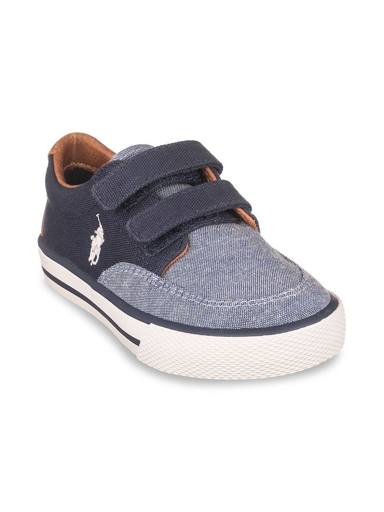 Polo Ralph Lauren Baby's & Little Boy's Layton EZ Chambray Grip-Tape  Sneakers - Blue Navy | The Summit