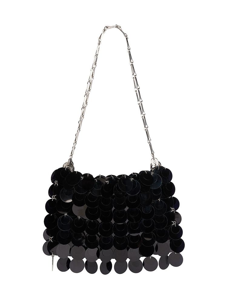 Paco Rabanne Women's Sparkle Shoulder Bag - Black | The Summit