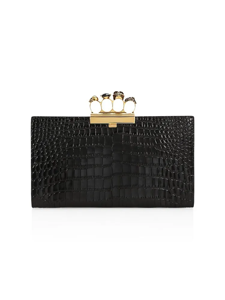 Alexander McQueen Signature Four-Ring Clutch Bag