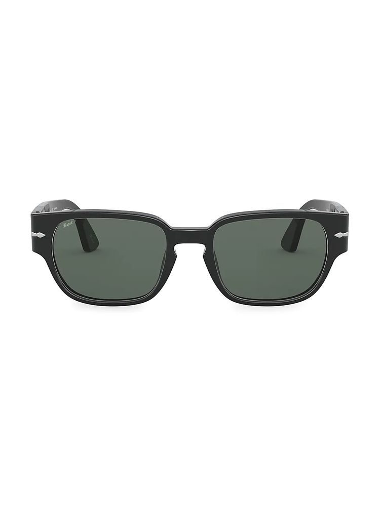 Persol Men's Square Sunglasses - Black