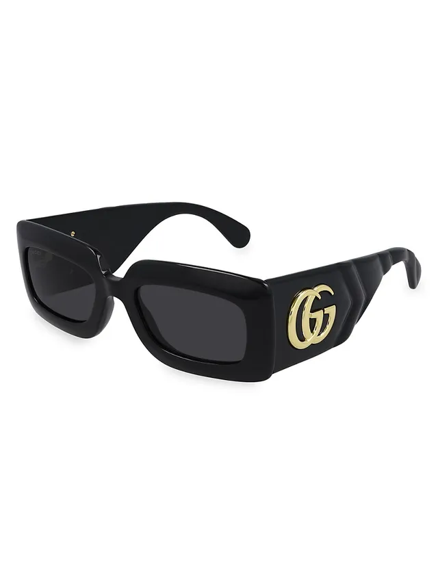 Gucci Outstanding Chain 53MM Round Sunglasses