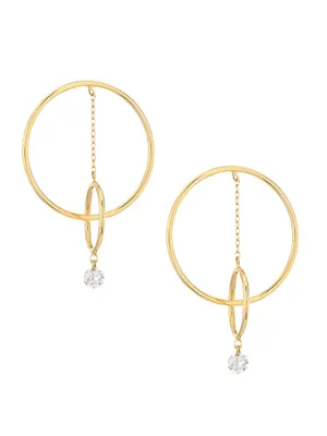 Persée Women's Turn Around Creole Hoop Earrings