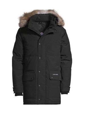 Emory Coyote Fur-Trimmed Down Parka