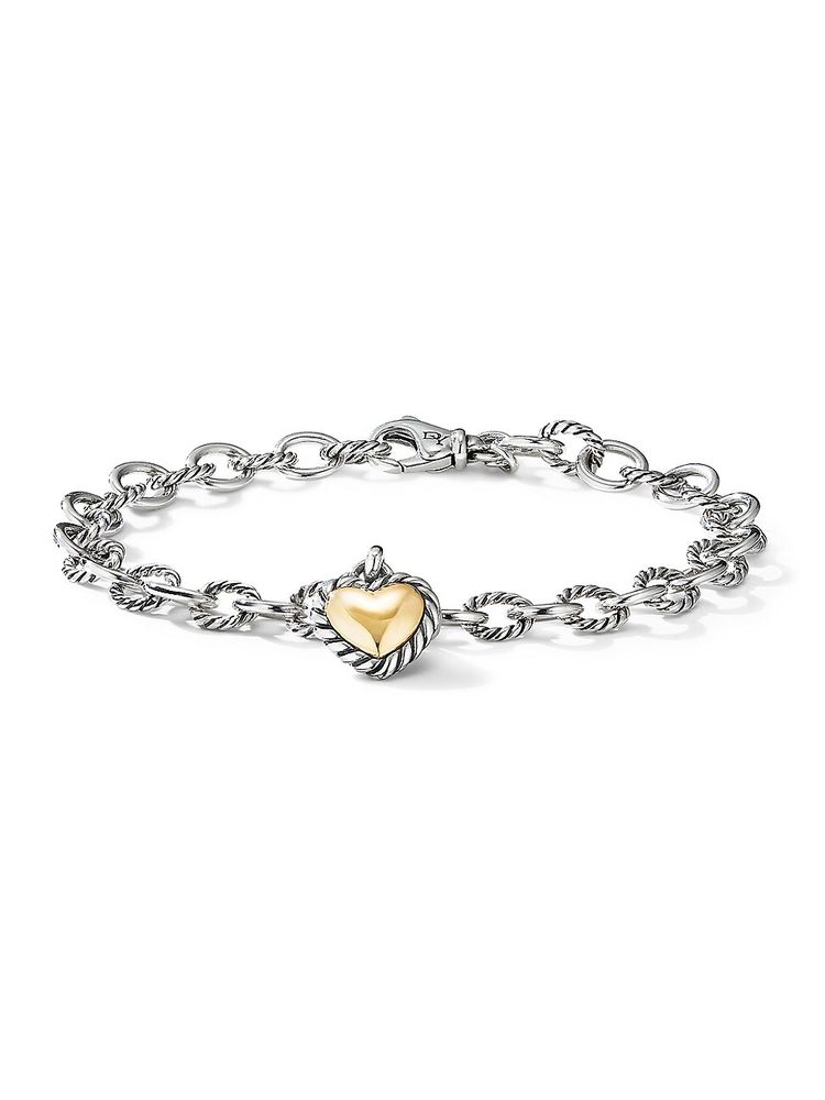 david yurman cable heart charm bracelet