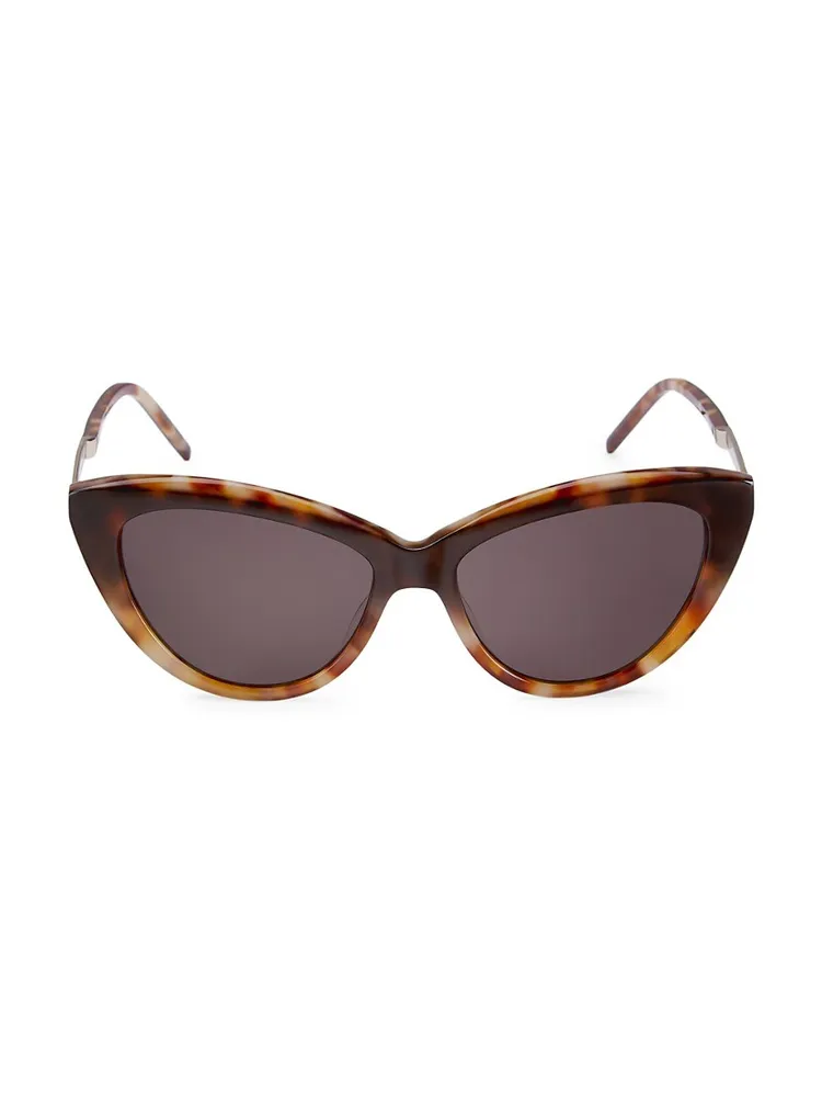 Saint Laurent Monogram 55MM Cat Eye Sunglasses