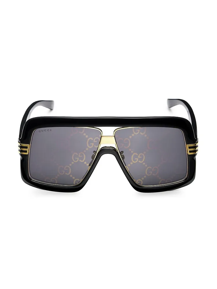 Gucci Men's Mirrored Mask Injection Ski Goggles
