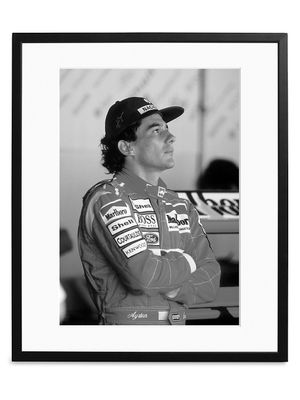 Ayrton Senna The Pits Art Print 