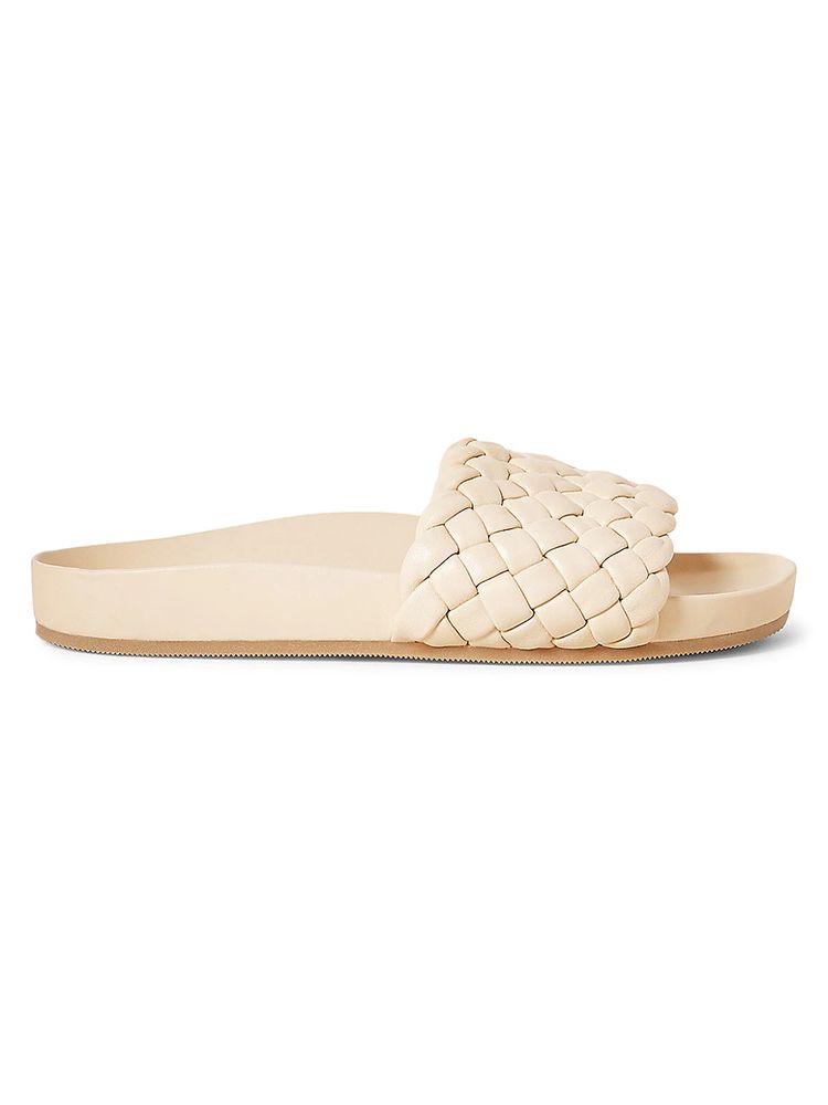 Loeffler Randall Women's Sonnie Woven Leather Slides - Sandals | The Summit