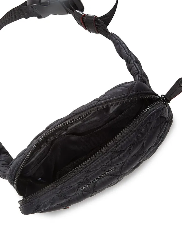 MZ wallace Metro Belt Bag waist bag, fanny pack BLACK