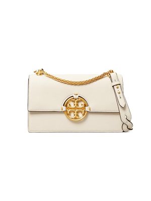 Women's Miller Leather Shoulder Bag - New Ivory