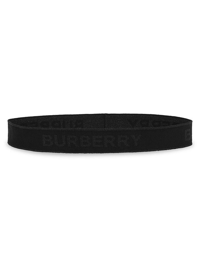 Burberry Men's Logo Jacquard Headband - Black | The Summit