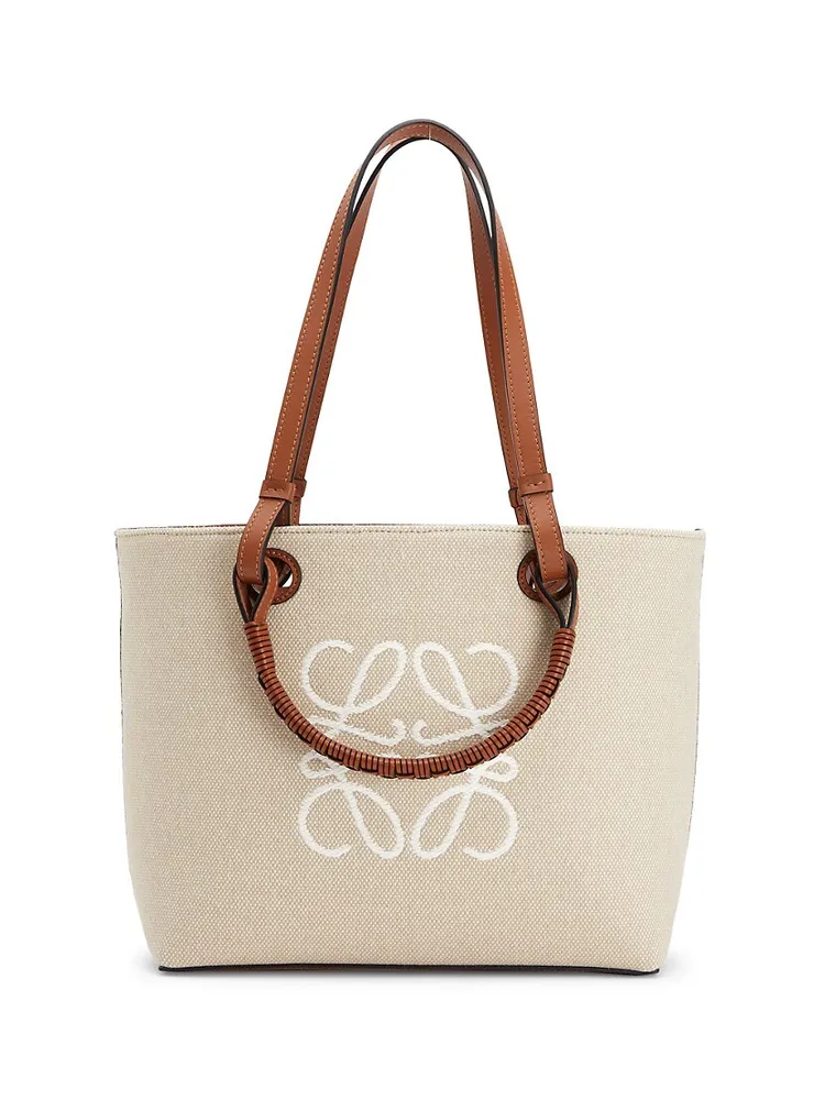 LOEWE Anagram medium debossed leather tote