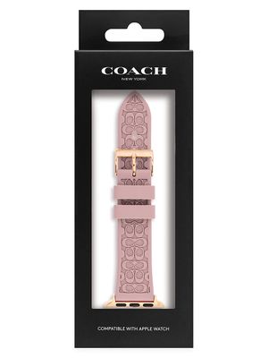 Women's Apple Watch Signature Blush Silicone Strap - Pink