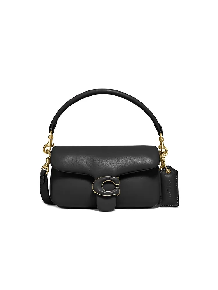 Coach COVERED CLOSURE PILLOW TABBY SHOULDER BAG - Handbag - black 