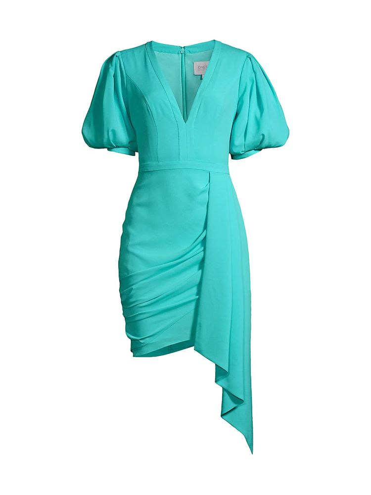 One33 Social Women's Stretch Crepe Cocktail Dress - Aqua | The Summit