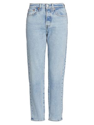 Women's Wedgie Icon High-Rise Tapered Jeans - Blue
