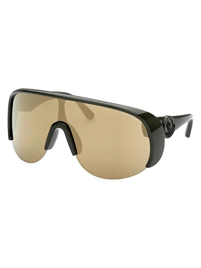 Manchester 146mm Rectangle Sunglasses In Black