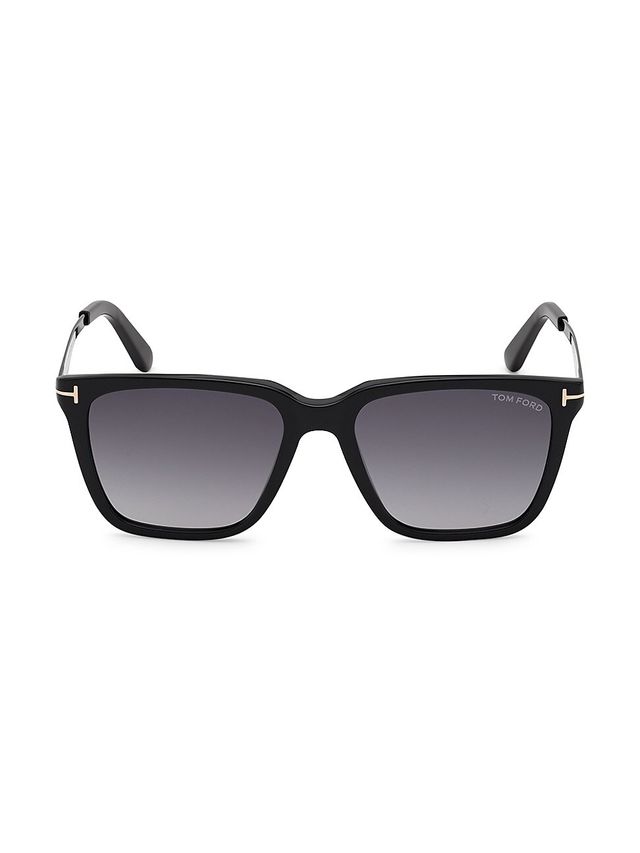 Tom Ford Men's Hayden 54MM Square Sunglasses - Dark Ruthen | The Summit