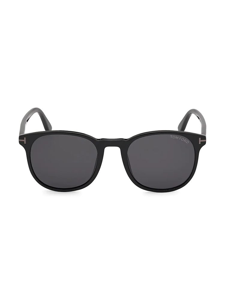 Tom Ford Men's Ansel 55MM Plastic Round Sunglasses | The Summit