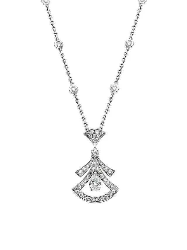 Divas' Dream 18K Rose Gold & Multi-Stone Pendant Necklace