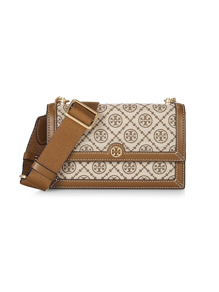 Tory Burch Women's Mini T Monogram Jacquard Crossbody Bag - Hazelnut | The  Summit