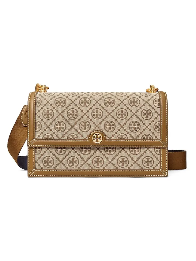 Tory Burch T Monogram Jacquard Oversize Barrel Duffel Bag - ShopStyle