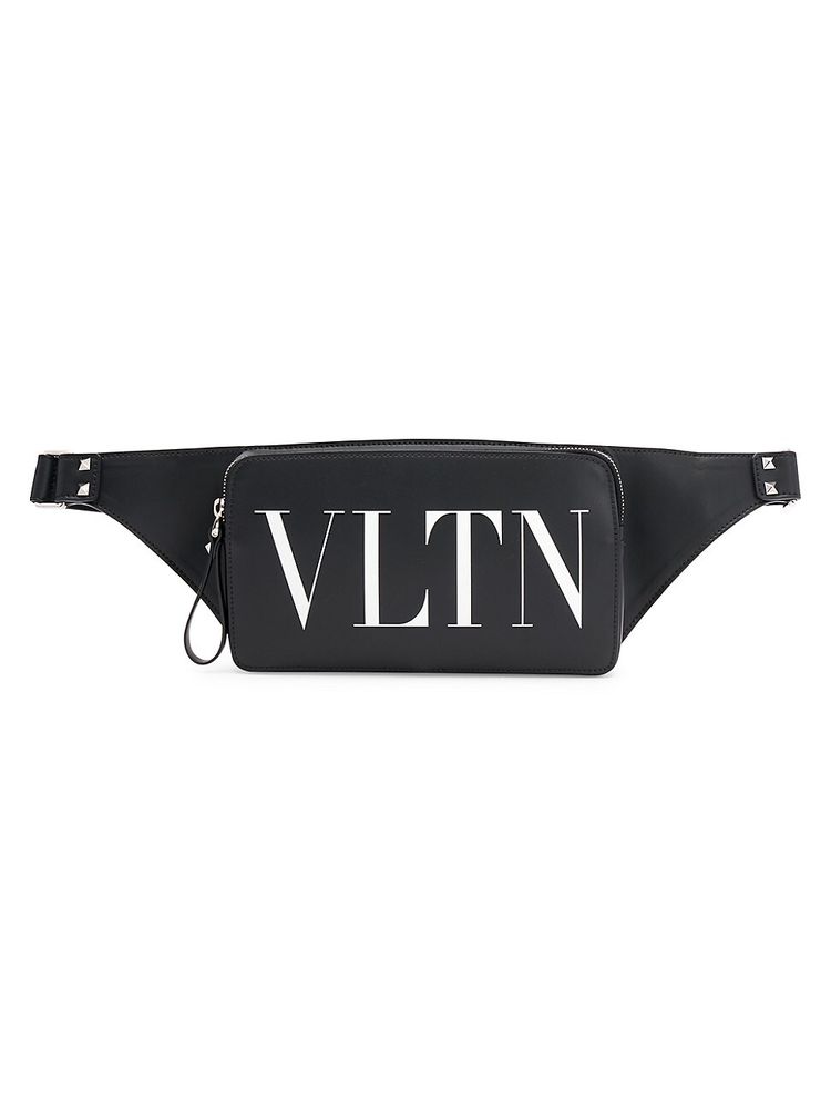 Blåt mærke Forbigående had Valentino Garavani Women's VLTN Leather Waist Bag - Black | The Summit