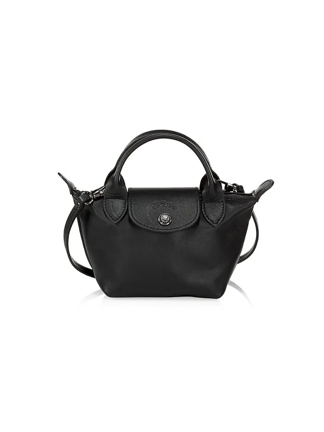 Longchamp - The iconic Le Pliage Cuir bag comes in Cherry