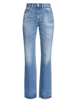 Women's Medium Wash Jeans - Mid Blue