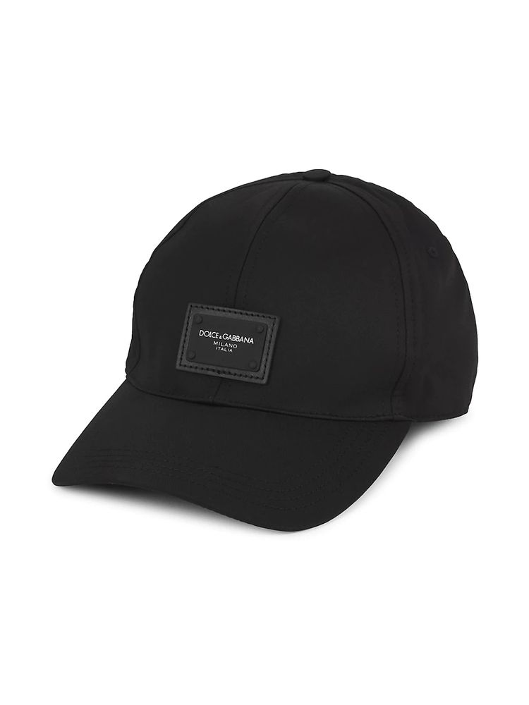 DOLCE & GABBANA Men's Logo Branded Plate Baseball Cap | The Summit