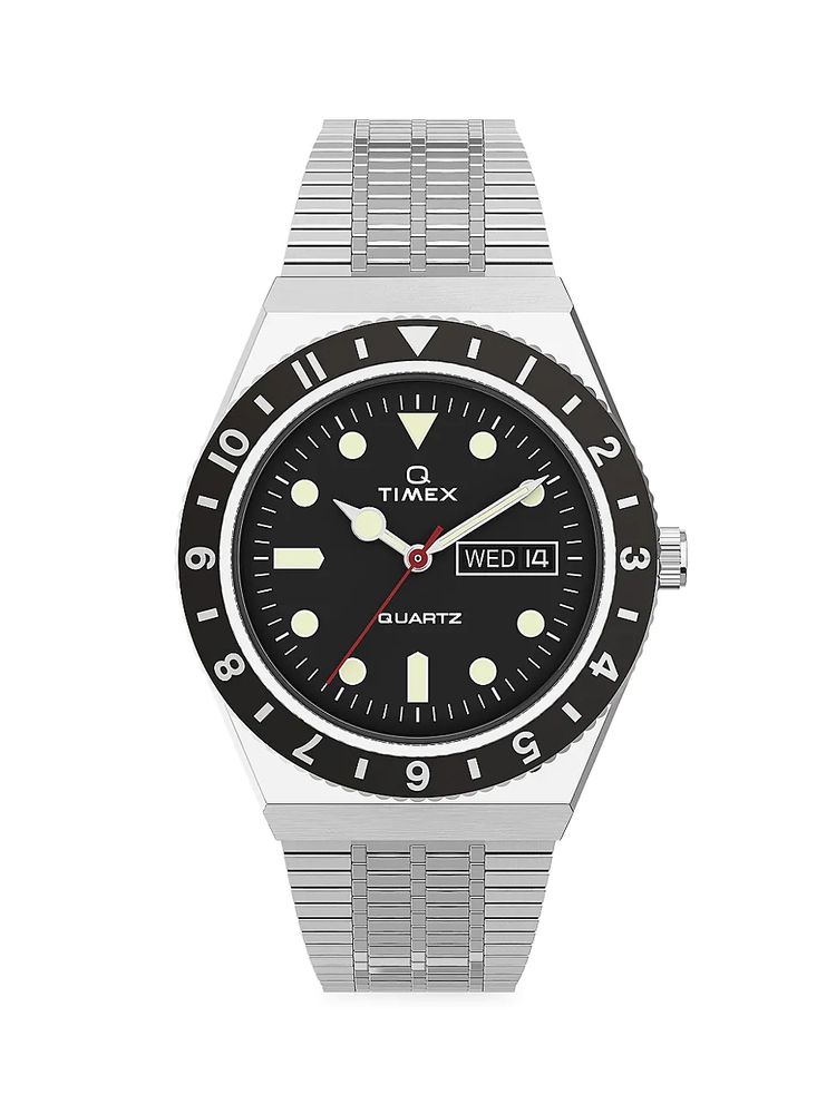 Timex Men's Q Timex Reissue Stainless Steel Bracelet Watch | The Summit