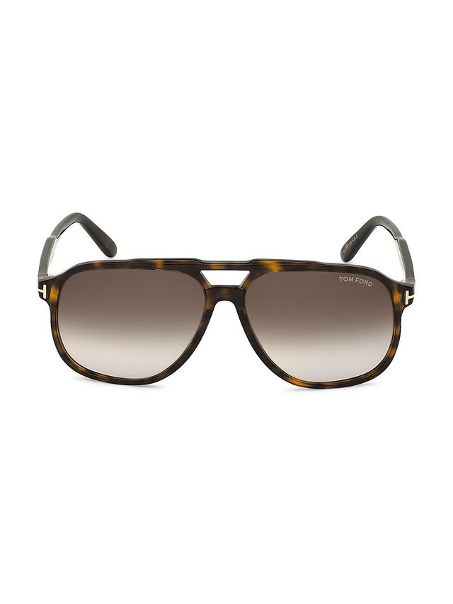 Tom Ford Men's Raoul 62MM Aviator Sunglasses - Black | The Summit